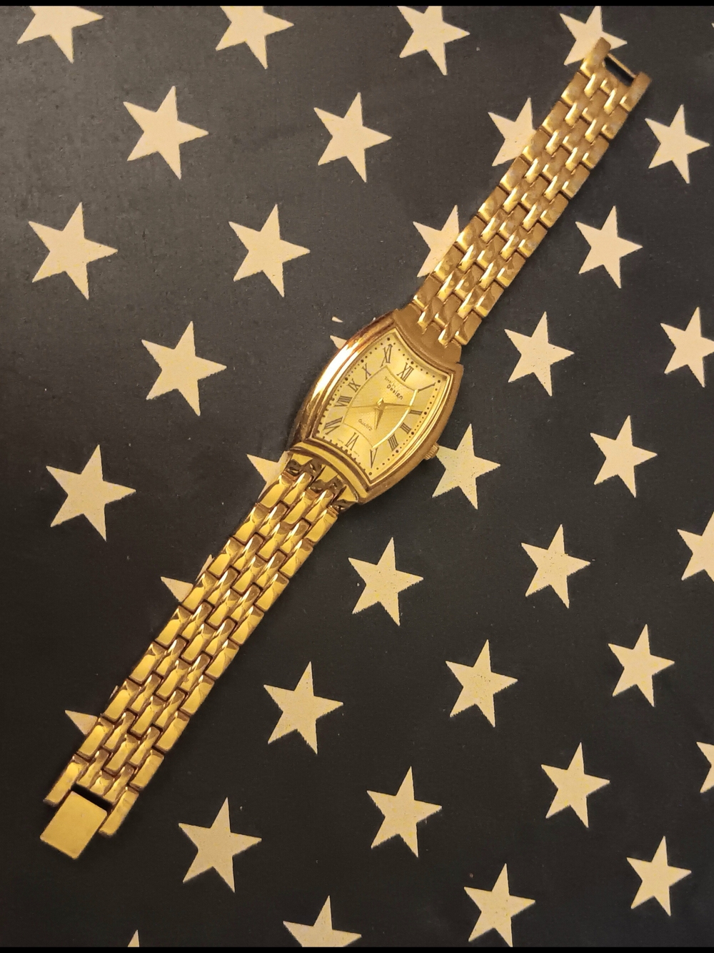 Steel By Design- Stainless Gold-Tone Women's Bracelet Watch